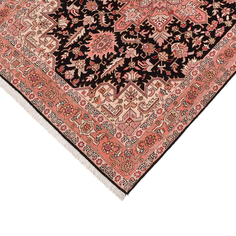 Loper Perzisch tapijt - Tabriz - Premium - 350 x 91 cm - donkerblauw