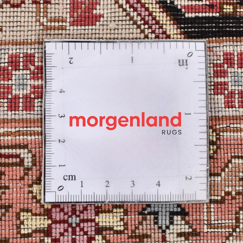 Loper Perzisch tapijt - Tabriz - Premium - 350 x 91 cm - donkerblauw