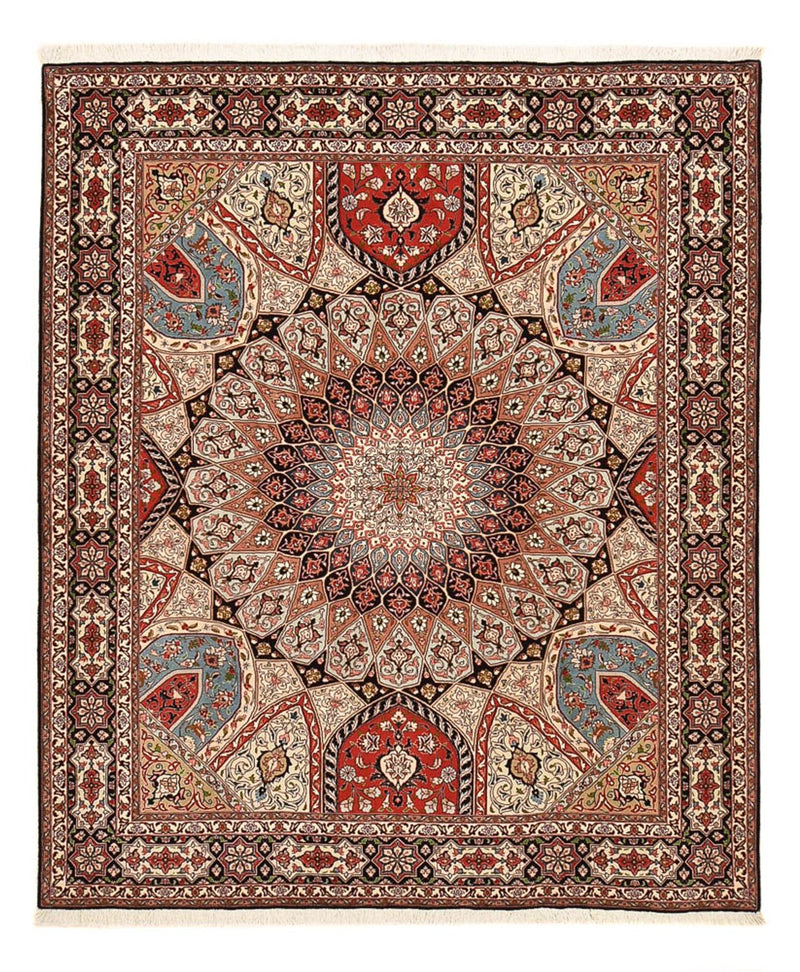 Perzisch tapijt - Tabriz - Royal - 250 x 202 cm - donker beige