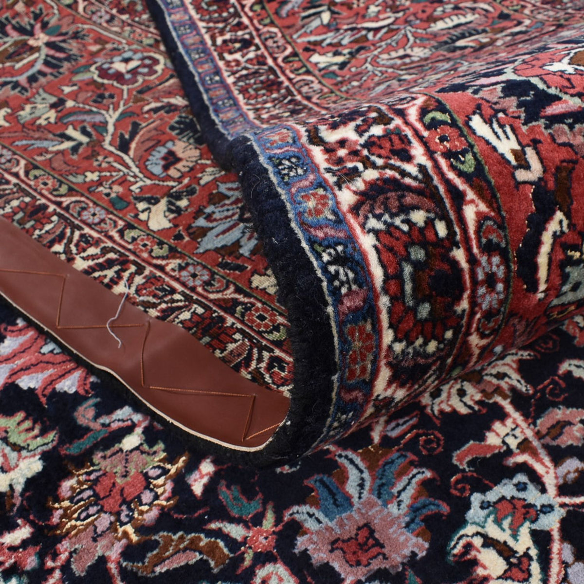 Perzisch tapijt - Bijar - 396 x 300 cm - donkerbruin