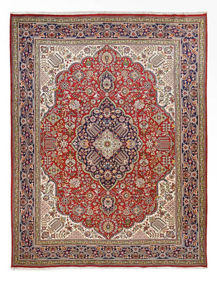 Perzisch tapijt - Tabriz - Royal - 392 x 298 cm - roest