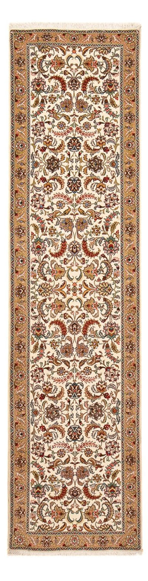 Loper Perzisch tapijt - Tabriz - Premium - 307 x 79 cm - karamel