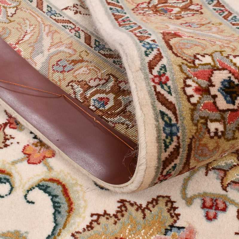 Loper Perzisch tapijt - Tabriz - Premium - 307 x 79 cm - karamel