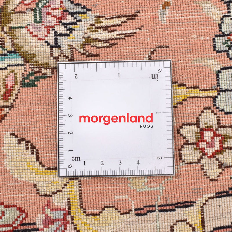 Perzisch tapijt - Tabriz - Premium rond  - 200 x 200 cm - crème