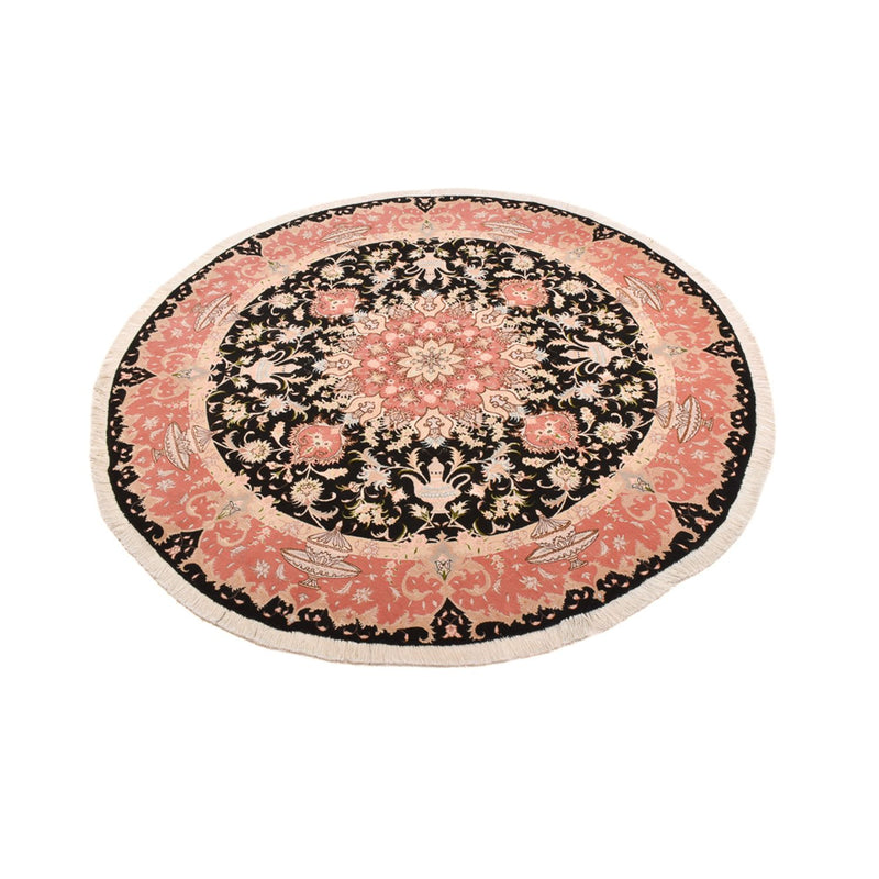 Perzisch tapijt - Tabriz - Premium rond  - 200 x 200 cm - veelkleurig