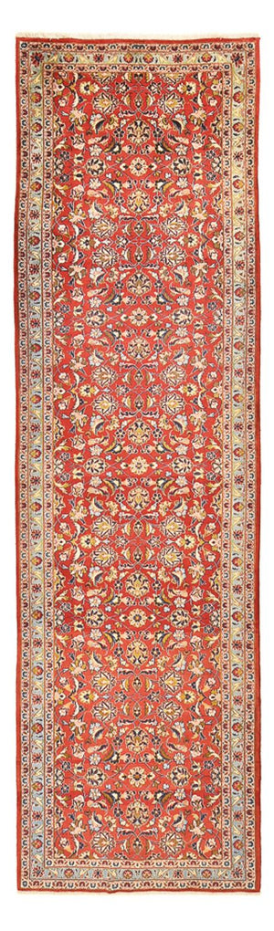 Loper Perzisch tapijt - Keshan - 392 x 110 cm - rood