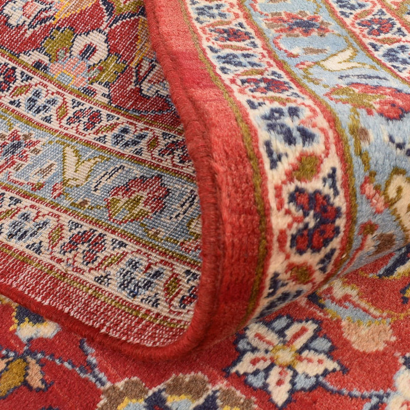 Loper Perzisch tapijt - Keshan - 392 x 110 cm - rood