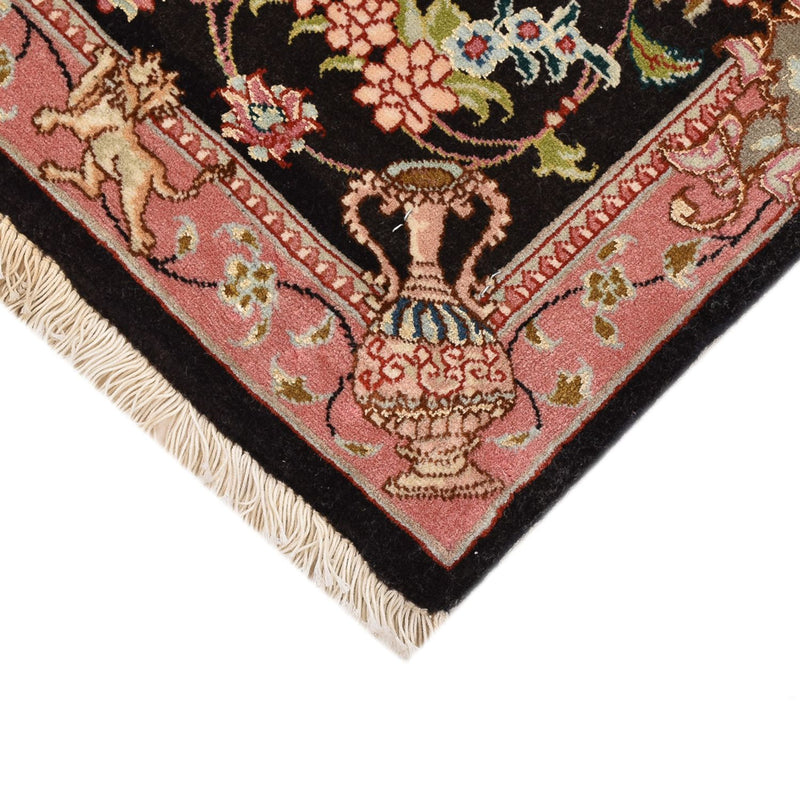 Perzisch tapijt - Tabriz - Royal - 72 x 55 cm - donkerblauw