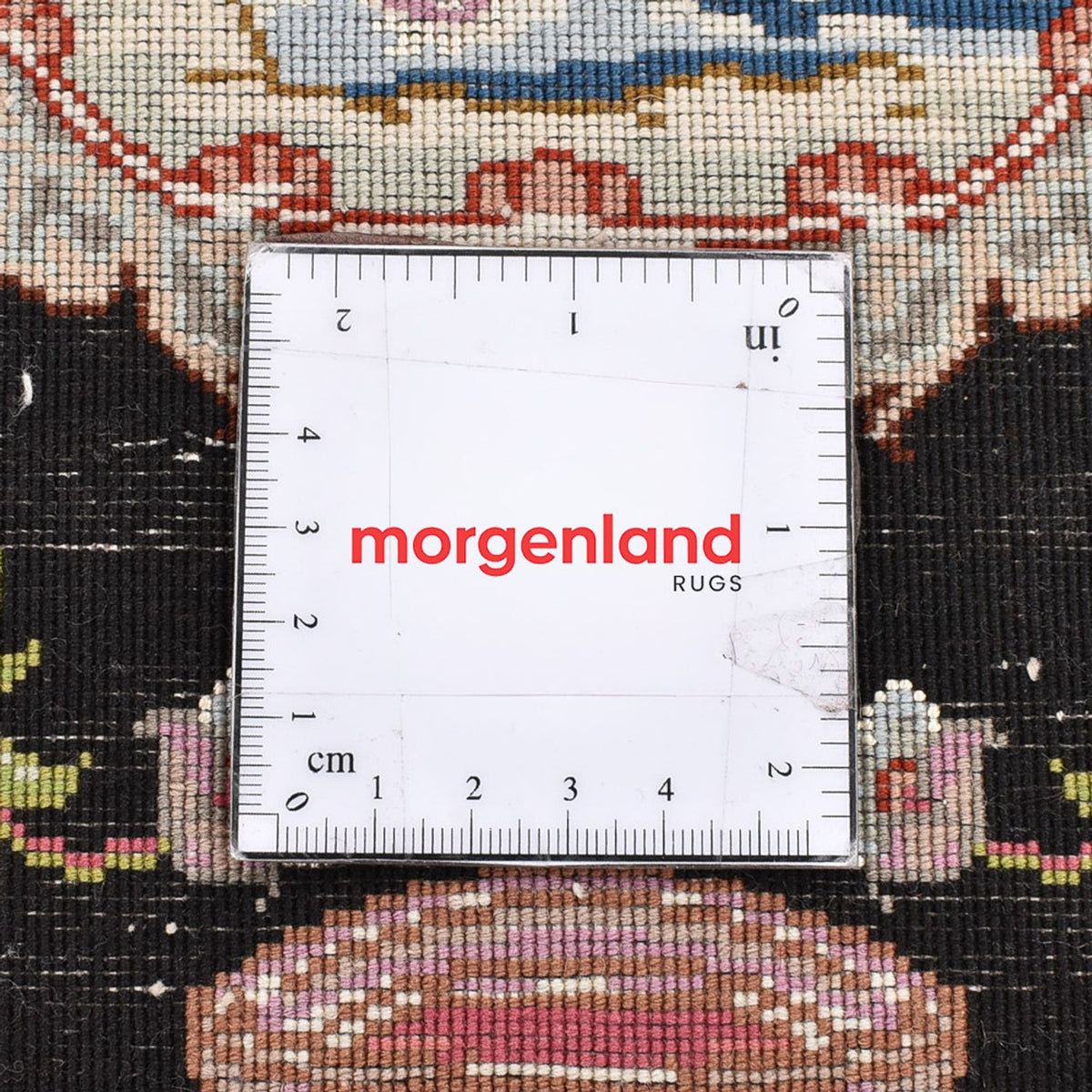 Perzisch tapijt - Tabriz - Royal - 72 x 55 cm - donkerblauw