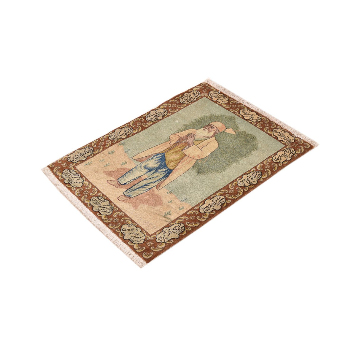 Perzisch tapijt - Tabriz - Royal - 73 x 56 cm - veelkleurig