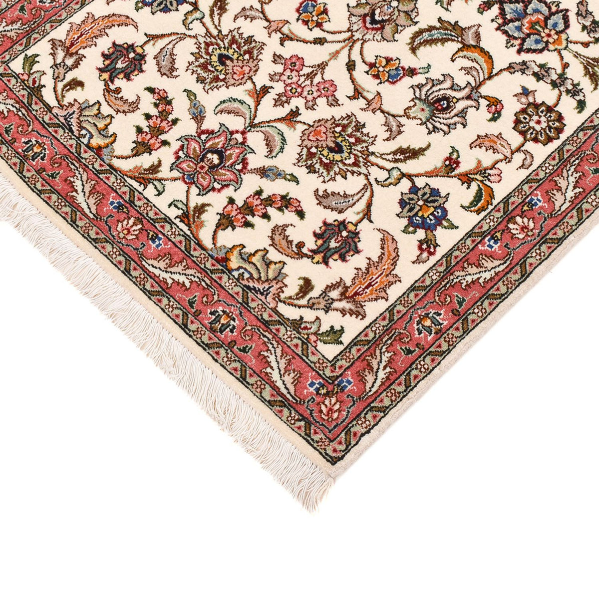 Loper Perzisch tapijt - Tabriz - Royal - 295 x 72 cm - zand