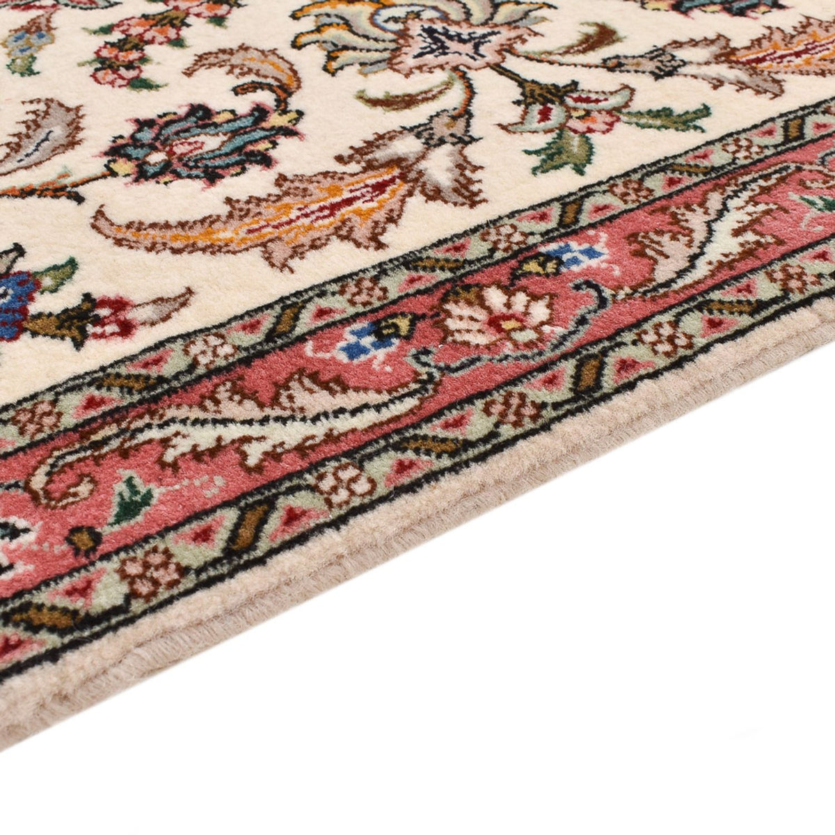 Loper Perzisch tapijt - Tabriz - Royal - 295 x 72 cm - zand