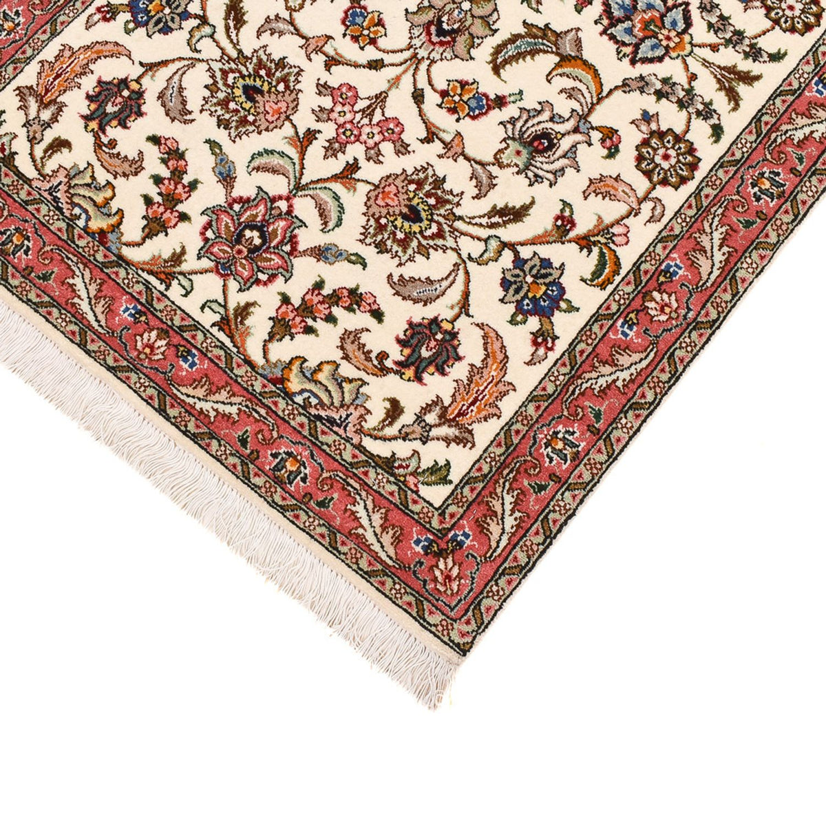 Loper Perzisch tapijt - Tabriz - Royal - 295 x 72 cm - zand