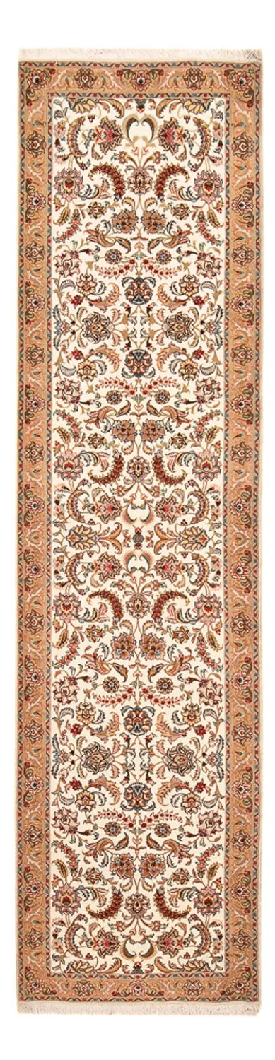 Loper Perzisch tapijt - Tabriz - Premium - 320 x 83 cm - karamel