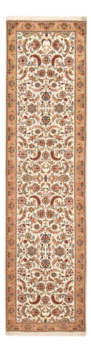 Loper Perzisch tapijt - Tabriz - Premium - 320 x 83 cm - karamel