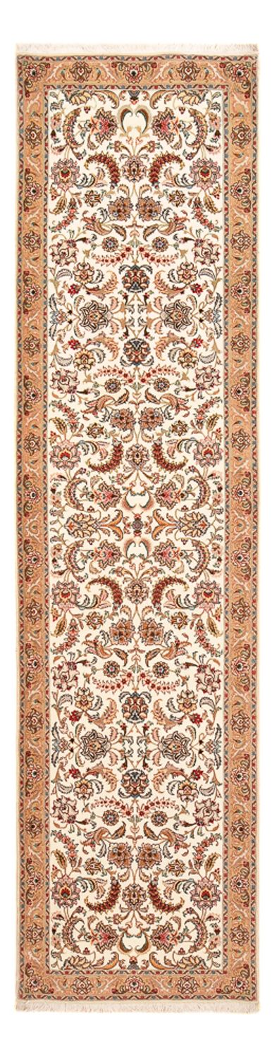 Loper Perzisch tapijt - Tabriz - Premium - 320 x 77 cm - karamel