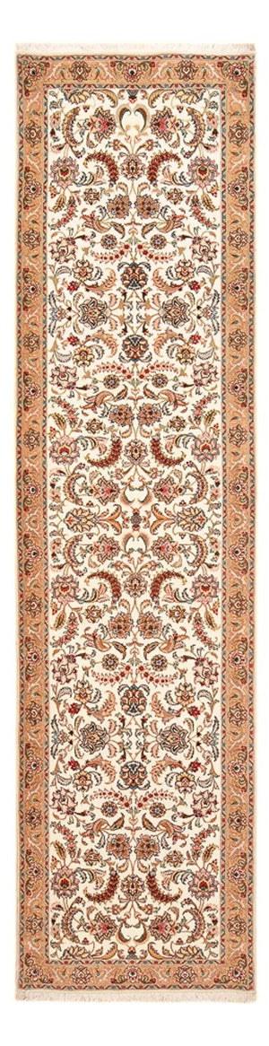 Loper Perzisch tapijt - Tabriz - Premium - 320 x 77 cm - karamel