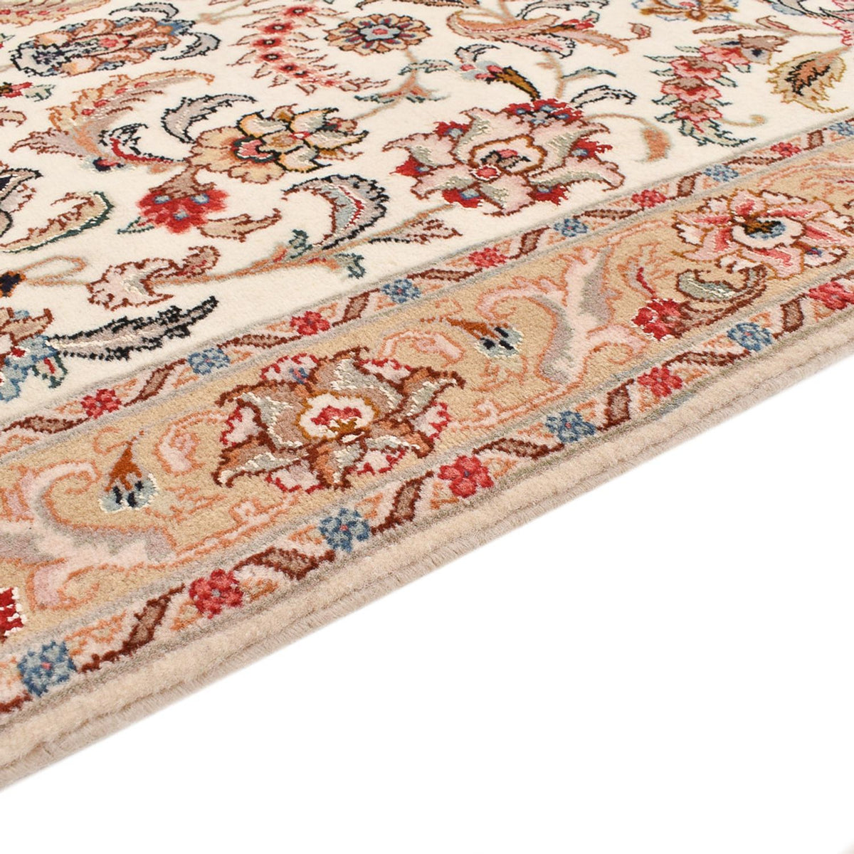 Loper Perzisch tapijt - Tabriz - Premium - 320 x 77 cm - karamel