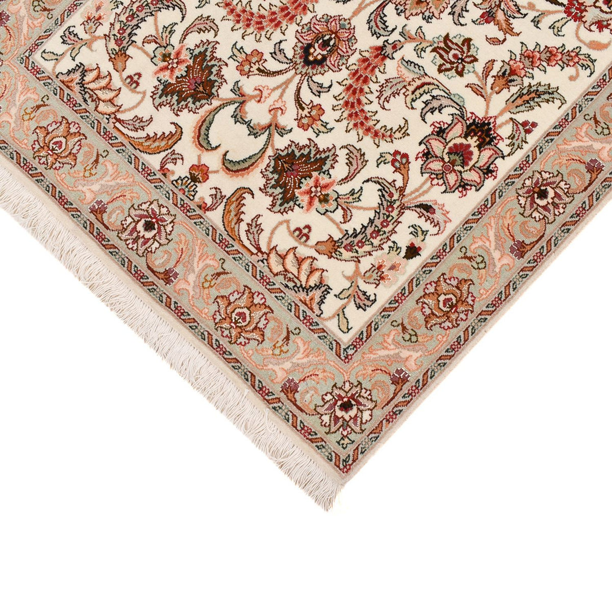 Loper Perzisch tapijt - Tabriz - Premium - 315 x 77 cm - karamel