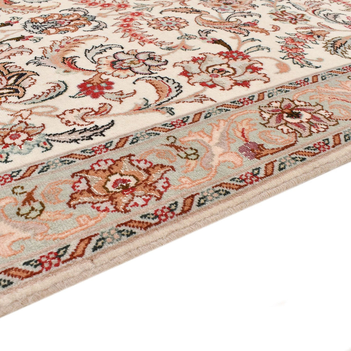 Loper Perzisch tapijt - Tabriz - Premium - 315 x 77 cm - karamel