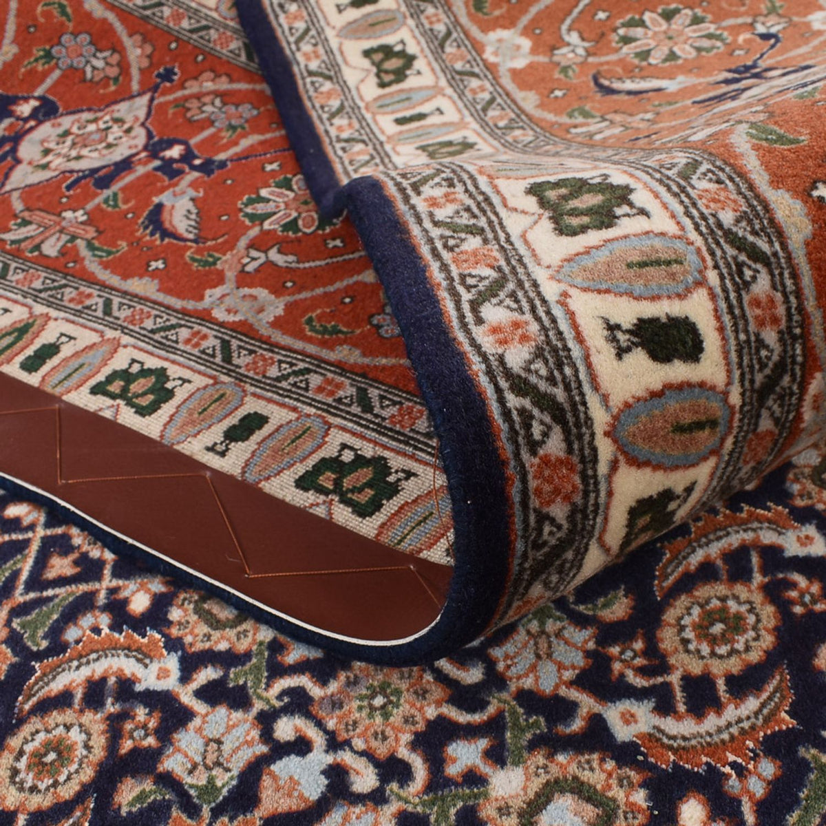 Perzisch tapijt - Tabriz - Royal - 348 x 246 cm - roest