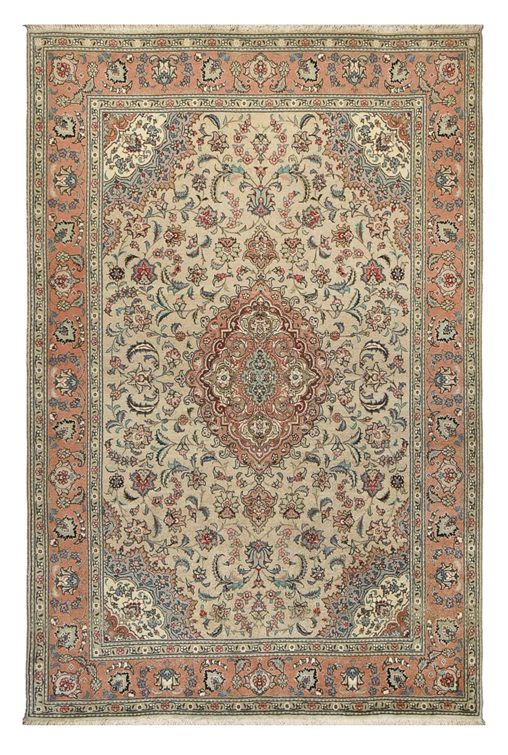 Perzisch tapijt - Tabriz - Royal - 290 x 194 cm - zand