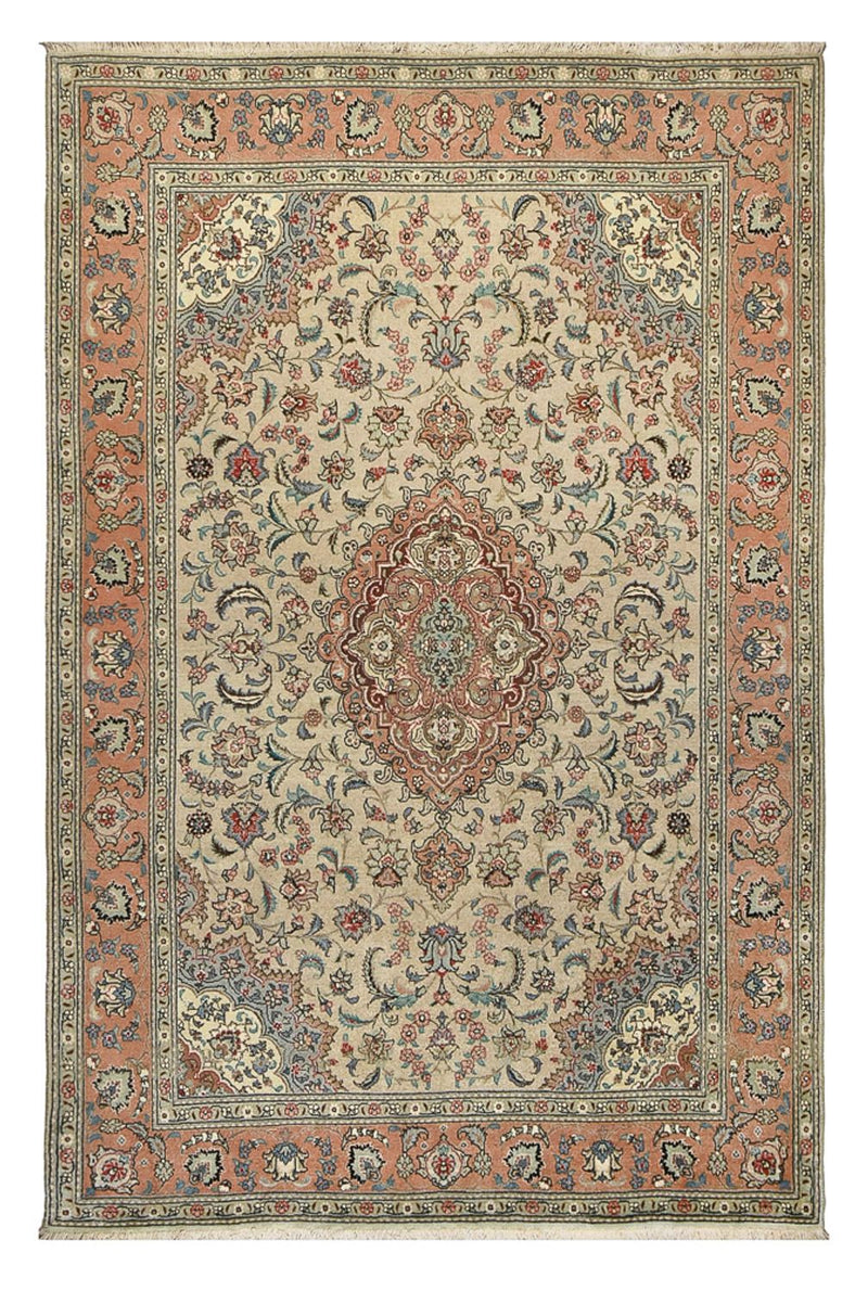 Perzisch tapijt - Tabriz - Royal - 290 x 194 cm - zand