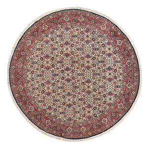 Perzisch tapijt - Bijar rond  - 250 x 250 cm - roest