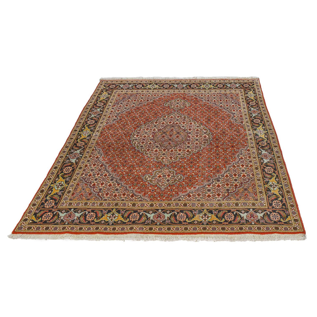 Perzisch tapijt - Tabriz - Royal - 195 x 150 cm - roest