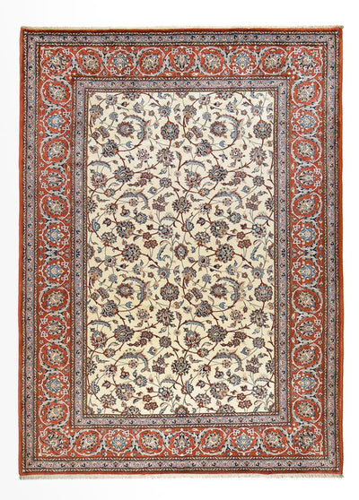 Sarouk Tapijt 254x355cm - Perzisch tapijt - crème