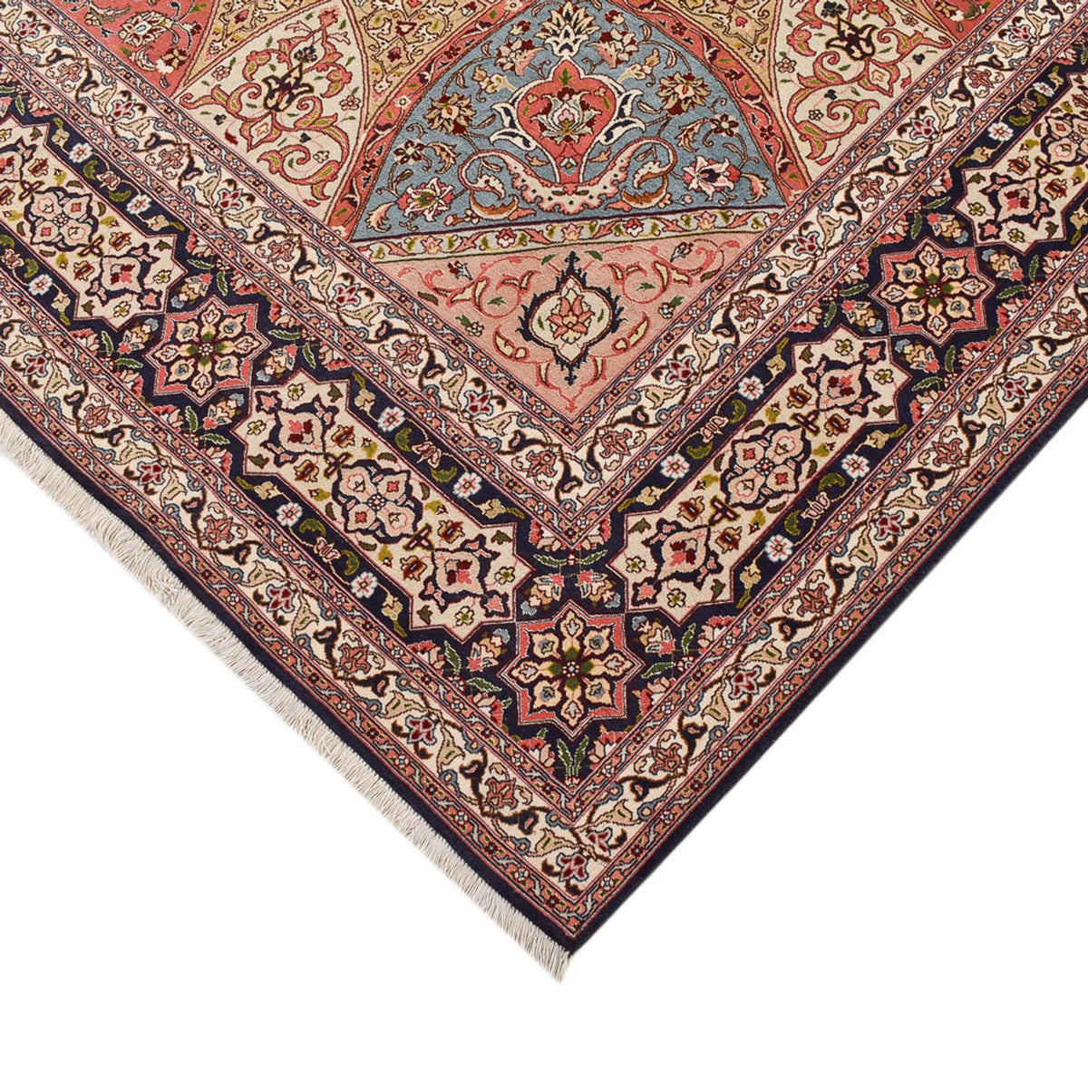 Perzisch tapijt - Tabriz - Royal vierkant  - 254 x 248 cm - donker beige