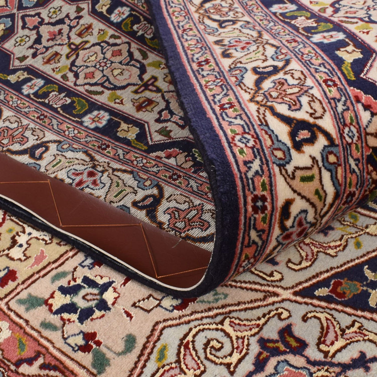 Perzisch tapijt - Tabriz - Royal vierkant  - 254 x 248 cm - donker beige