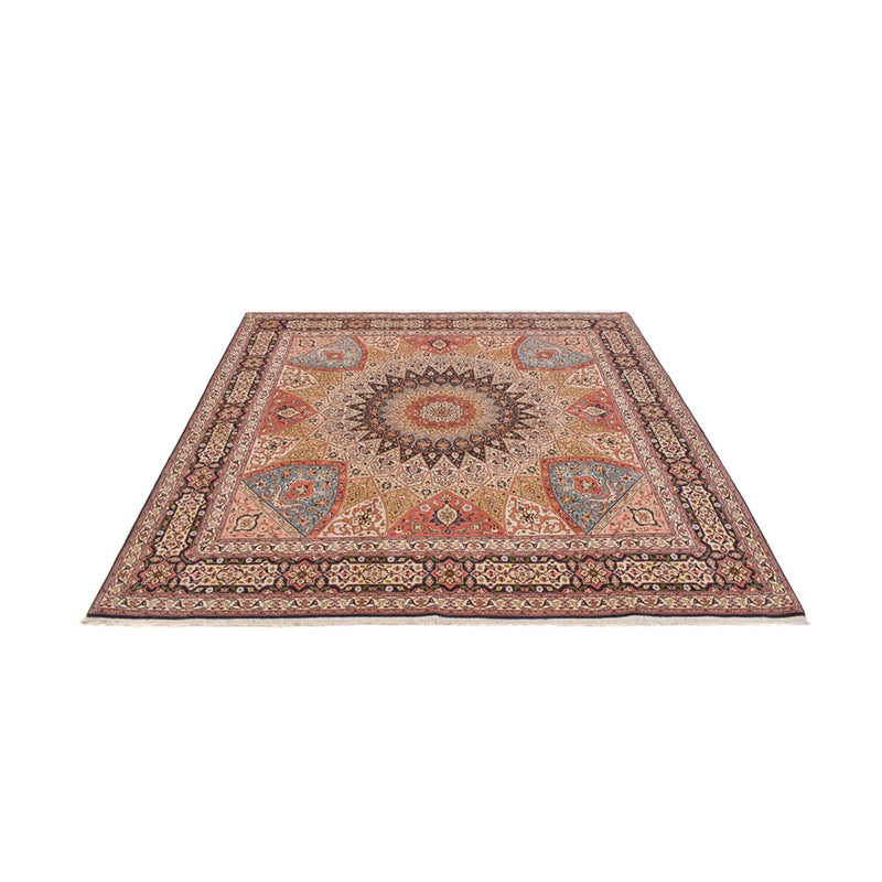 Perzisch tapijt - Tabriz - Royal vierkant  - 254 x 248 cm - donker beige