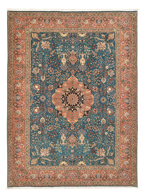 Perzisch tapijt - Tabriz - Royal - 352 x 253 cm - zee blauw