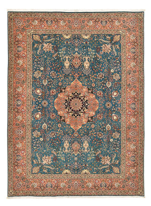 Perzisch tapijt - Tabriz - Royal - 352 x 253 cm - zee blauw