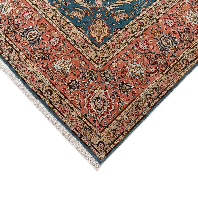 Perzisch tapijt - Tabriz - Royal - 352 x 253 cm - zee blauw