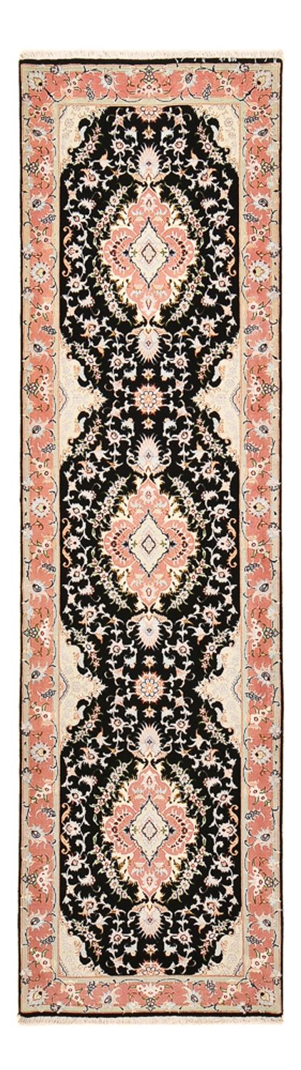 Loper Perzisch tapijt - Tabriz - Royal - 300 x 83 cm - donkerblauw