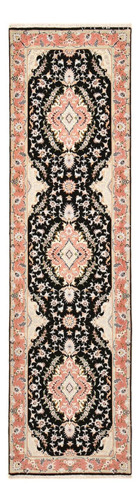Loper Perzisch tapijt - Tabriz - Royal - 300 x 83 cm - donkerblauw