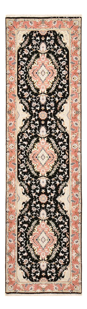 Loper Perzisch tapijt - Tabriz - Royal - 300 x 83 cm - donkerblauw