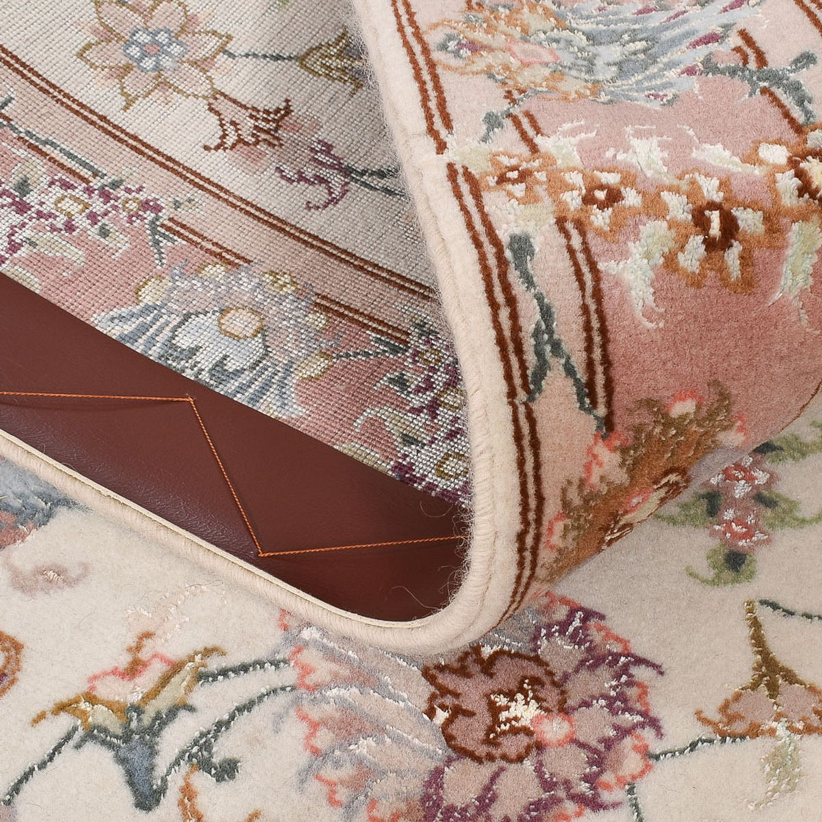 Loper Perzisch tapijt - Tabriz - Premium - 347 x 77 cm - beige