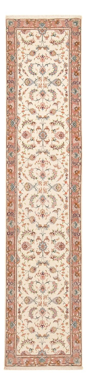 Loper Perzisch tapijt - Tabriz - Premium - 347 x 77 cm - beige