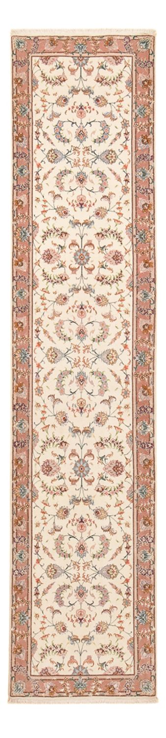 Loper Perzisch tapijt - Tabriz - Premium - 347 x 77 cm - beige