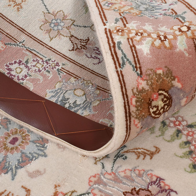 Loper Perzisch tapijt - Tabriz - Premium - 347 x 77 cm - beige