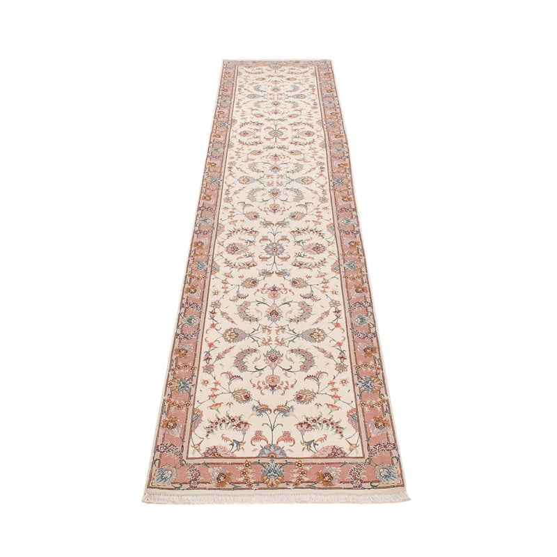 Loper Perzisch tapijt - Tabriz - Premium - 347 x 77 cm - beige