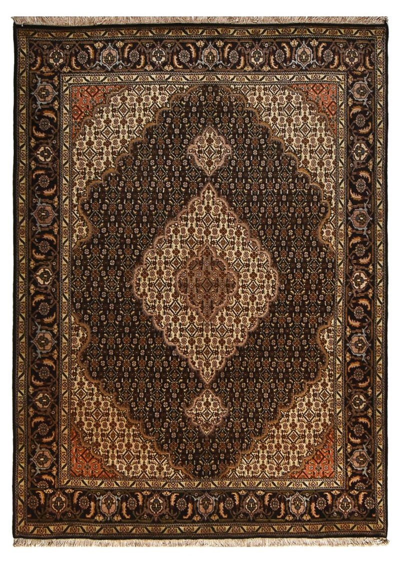 Perzisch tapijt - Tabriz - Royal - 205 x 146 cm - donkerbruin