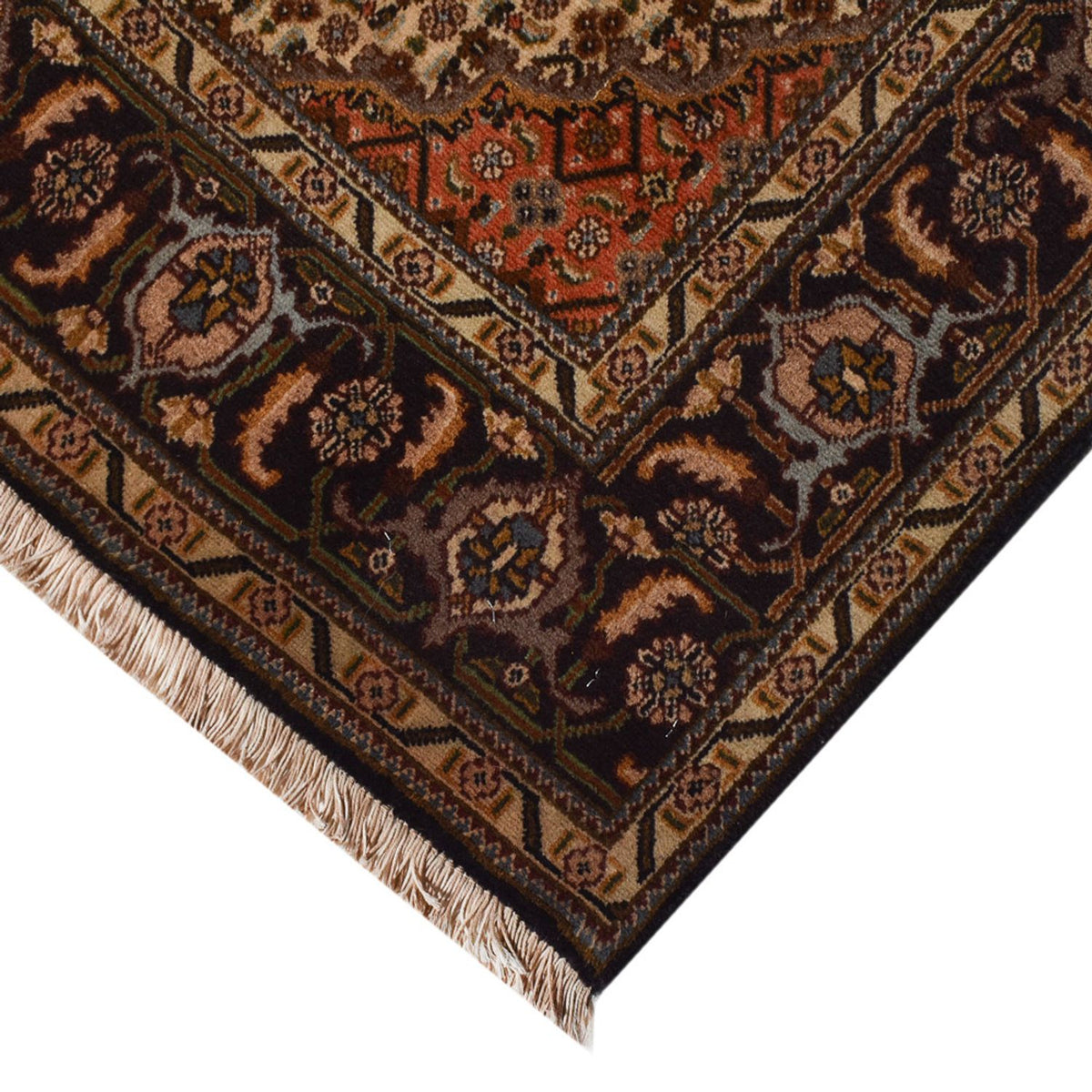 Perzisch tapijt - Tabriz - Royal - 205 x 146 cm - donkerbruin