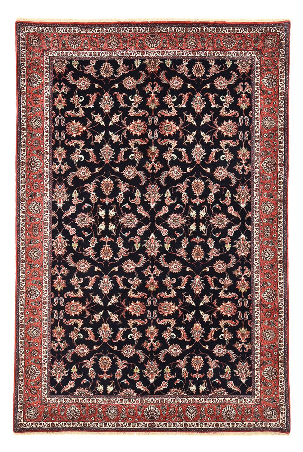 Perzisch tapijt - Bijar - 298 x 202 cm - donkerblauw