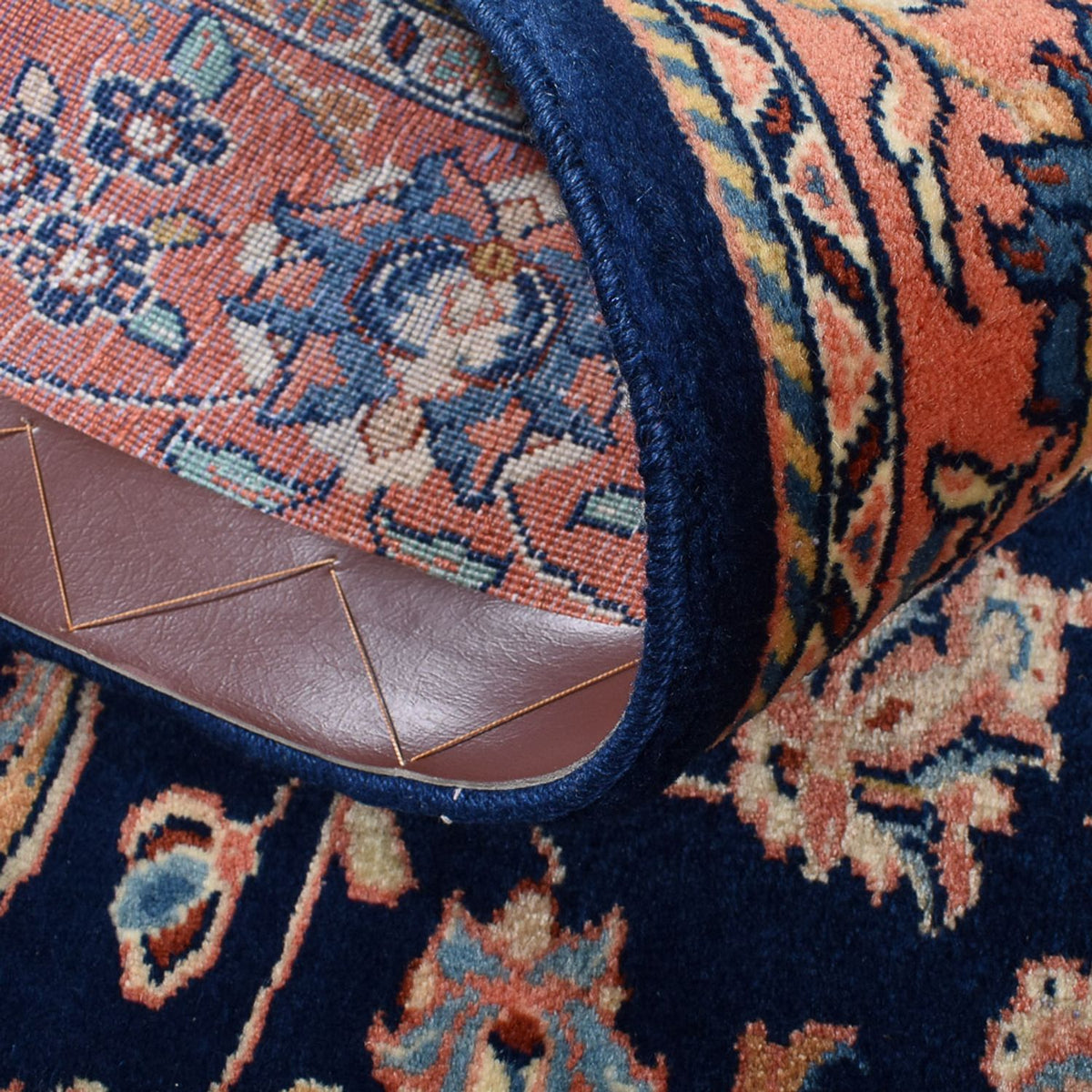 Perzisch tapijt - Klassiek - 170 x 136 cm - donkerblauw