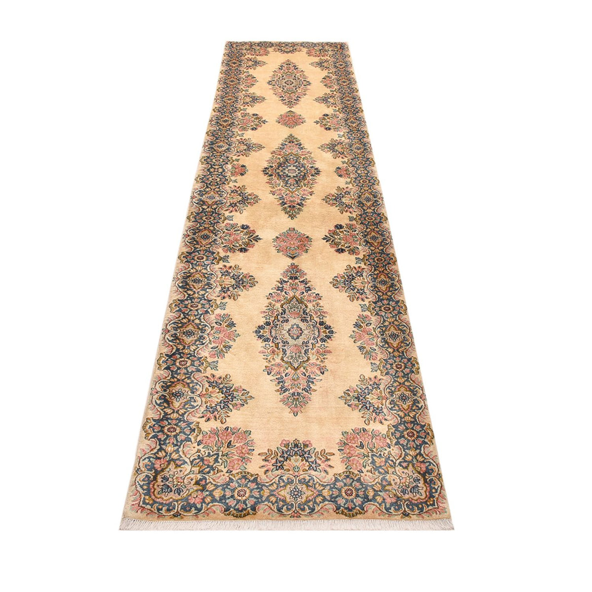 Loper Perzisch tapijt - Royal - 390 x 85 cm - beige