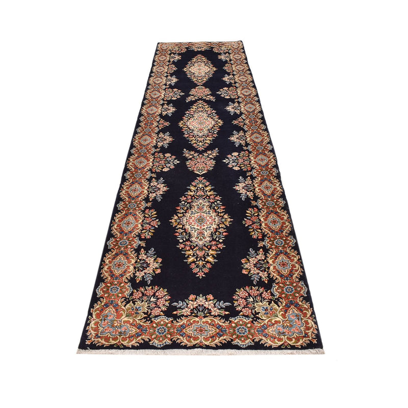 Loper Perzisch tapijt - Royal - 394 x 98 cm - donkerblauw